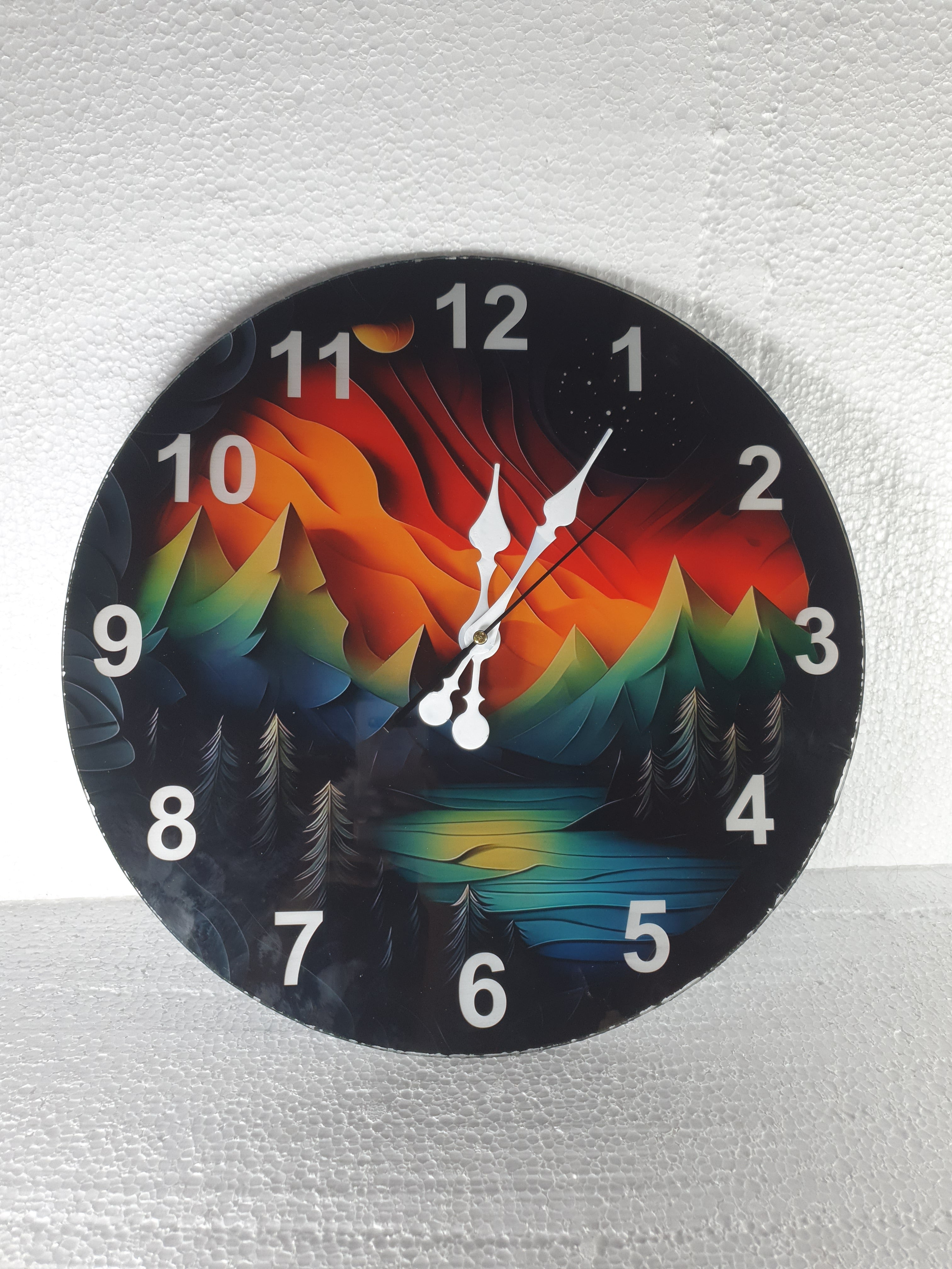 Dreamscape Acrylic Wall Clock – 18x18 Inch