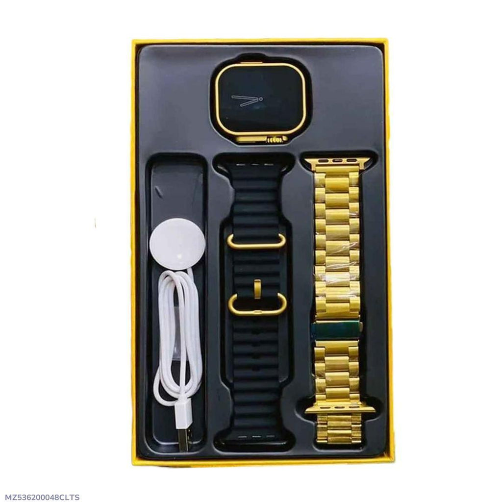 🏆 HK9 Gold Edition Smartwatch – Luxury Meets Technology ✨⌚