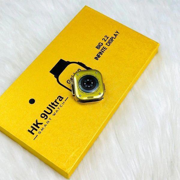 🏆 HK9 Gold Edition Smartwatch – Luxury Meets Technology ✨⌚