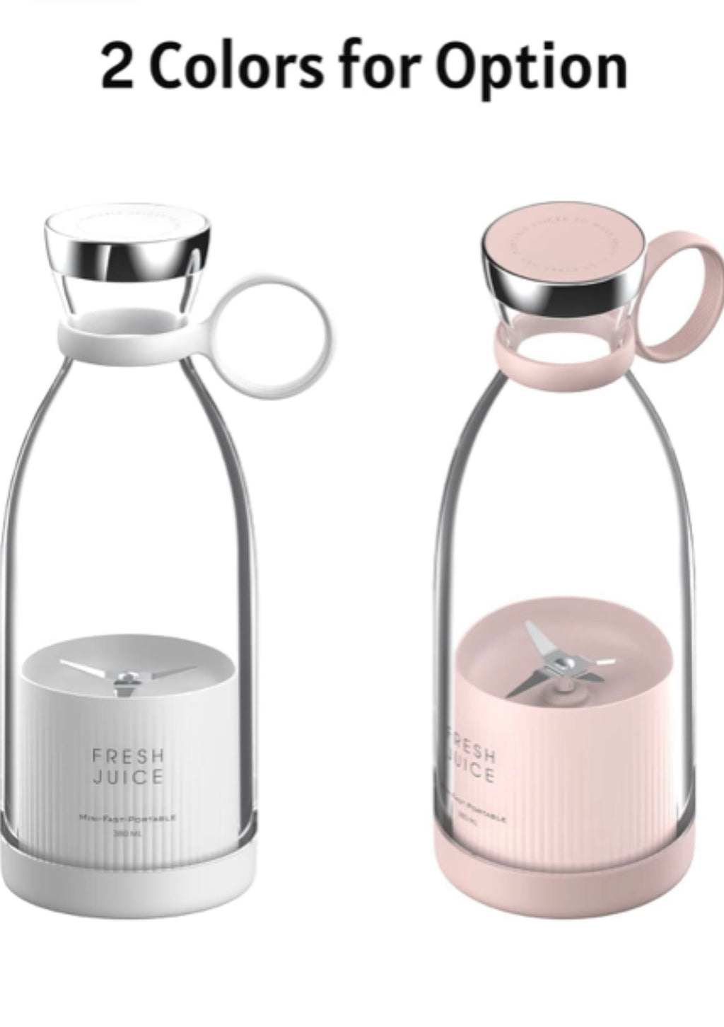 Portable Juicer Blender – Rechargeable Smoothie Maker (2 Colors)