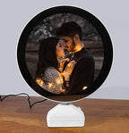 Personalized Rotating LED Photo Frame Lamp